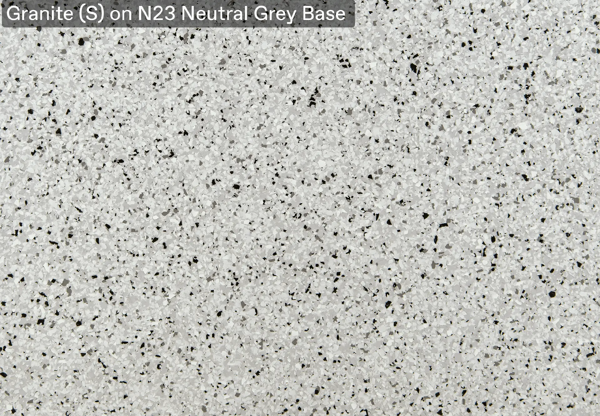 Example of Granite (S) on N23 Neutral Grey Base