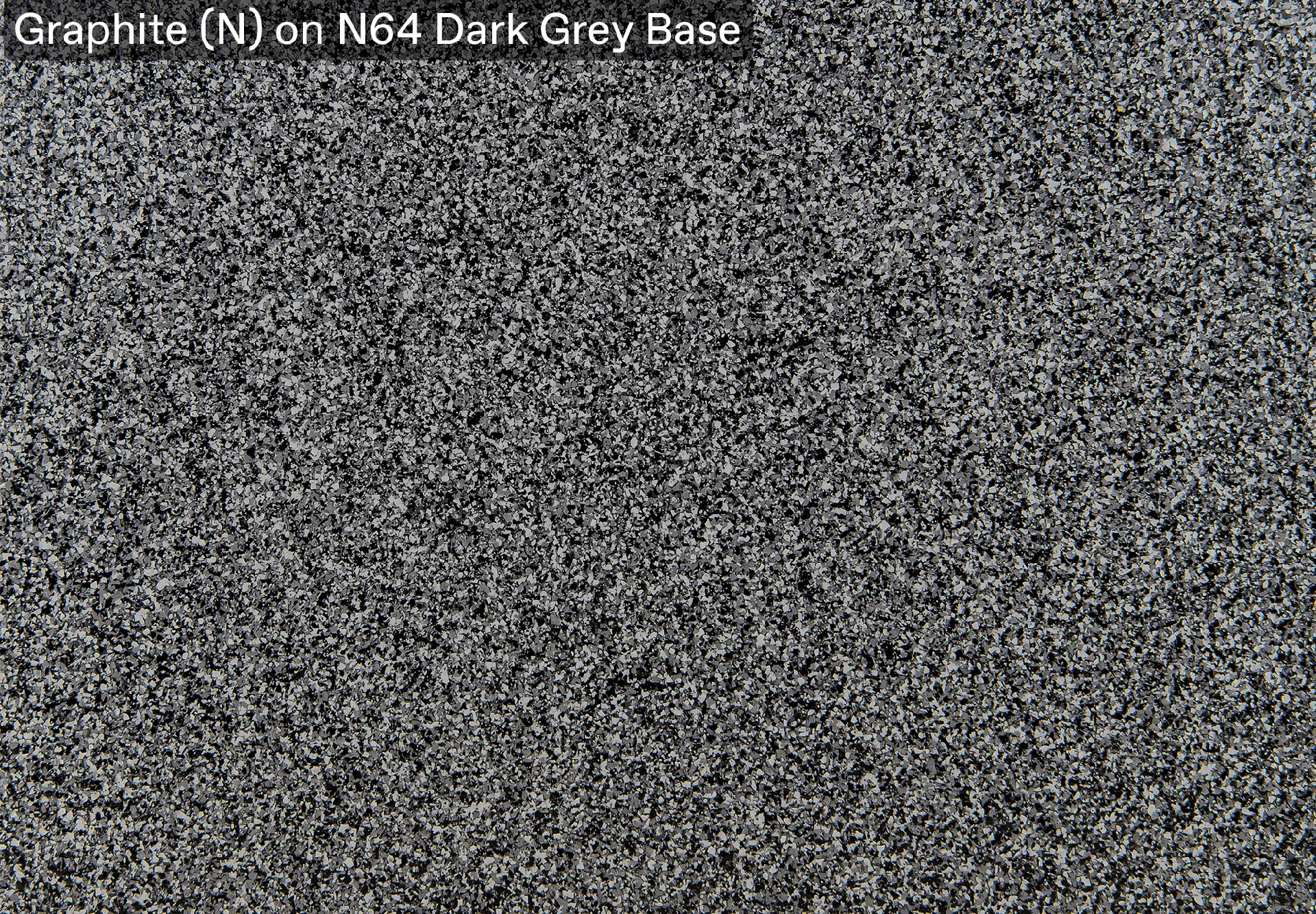 Example tile of Graphite (N) on N64 Dark Grey Base