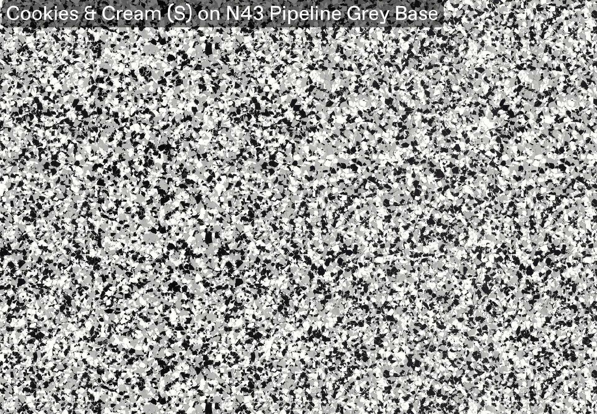 Example of Cookies & Cream (S) on N43 Pipeline Grey Base