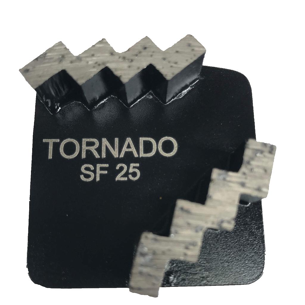 9pk 25 Grit Black Step Double Seg