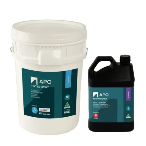 [EPO100MTH-20-N23] Metal & Moisture Tolerant Tinted Epoxy Kit 20L (N23 Neutral Grey)