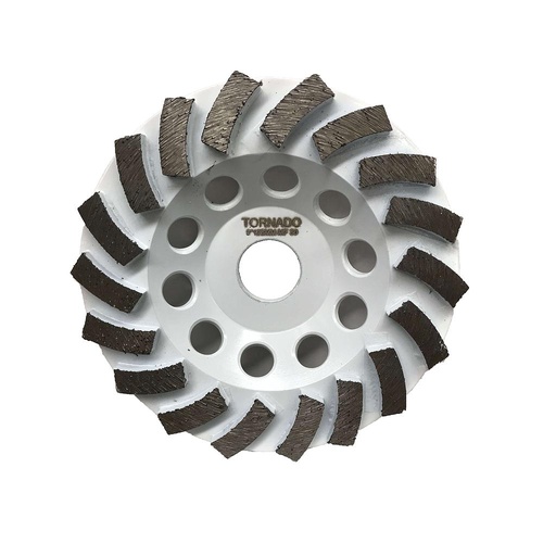 [DT51830MF] 30 Grit White 5" 125mm x 18 Seg Cup Wheel