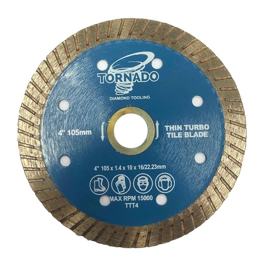 [TTT4] 4" Thin Turbo Tile Blade