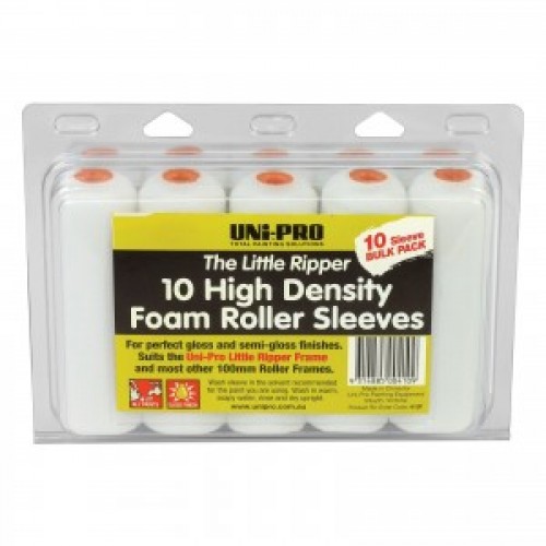 [ZUP410F] Hi-Density Foam Roller 100mm 10 Pack