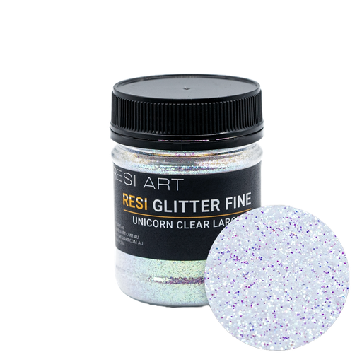 [RGL-100-10] Large Unicorn Clear Resi Glitter 100g