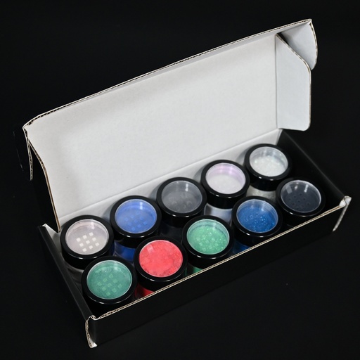 [RM-RG-05-10] Resi Glitter & Pigment Pot 5g 10pk