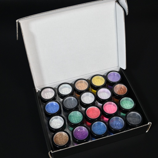 [RM-RG-05-20] Resi Glitter & Pigment Pot 5g 20pk